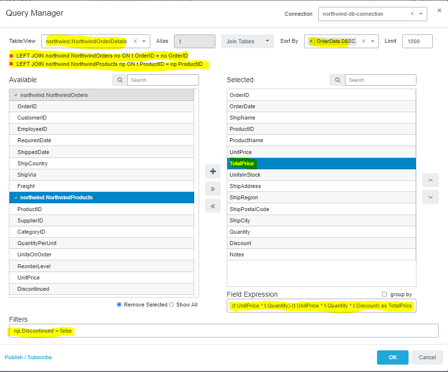 Query Manager